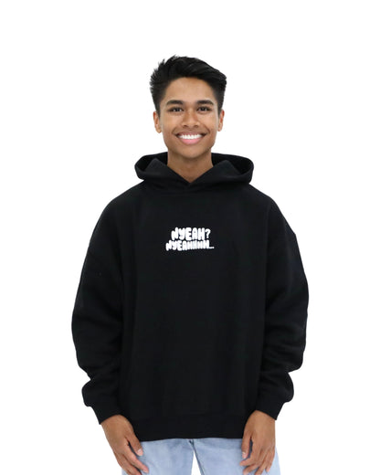 NYEAH HOODIE (BLACK)