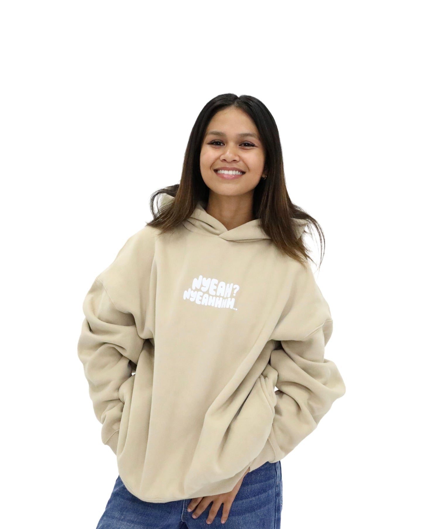 NYEAH HOODIE (KHAKI)