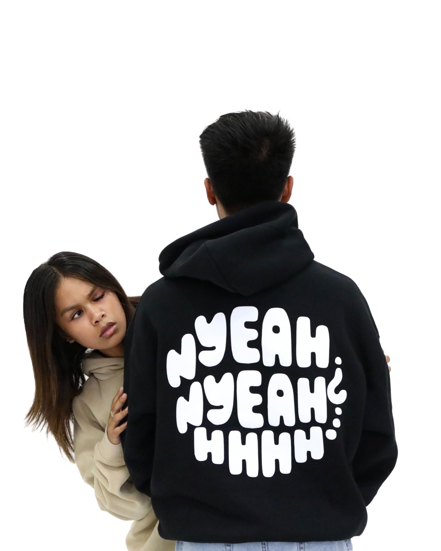 NYEAH HOODIE (BLACK)