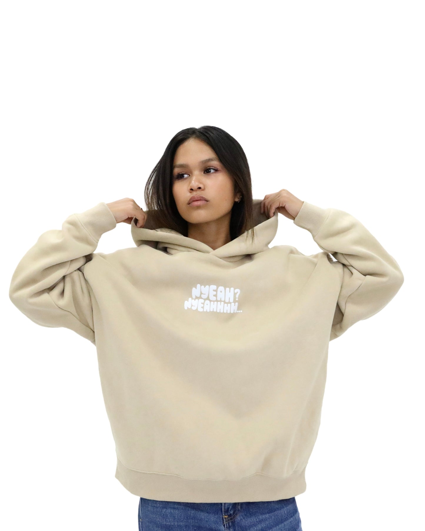 NYEAH HOODIE (KHAKI)