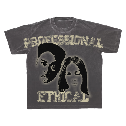 PROFESSIONAL & ETHICAL GRAPHIC TEE (GREY)